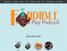 Tablet Screenshot of fandible.com